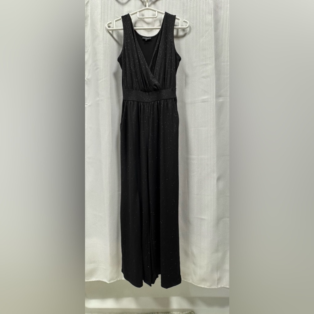 Eclipse Black & silver Speckled Jumpsuit size Medium